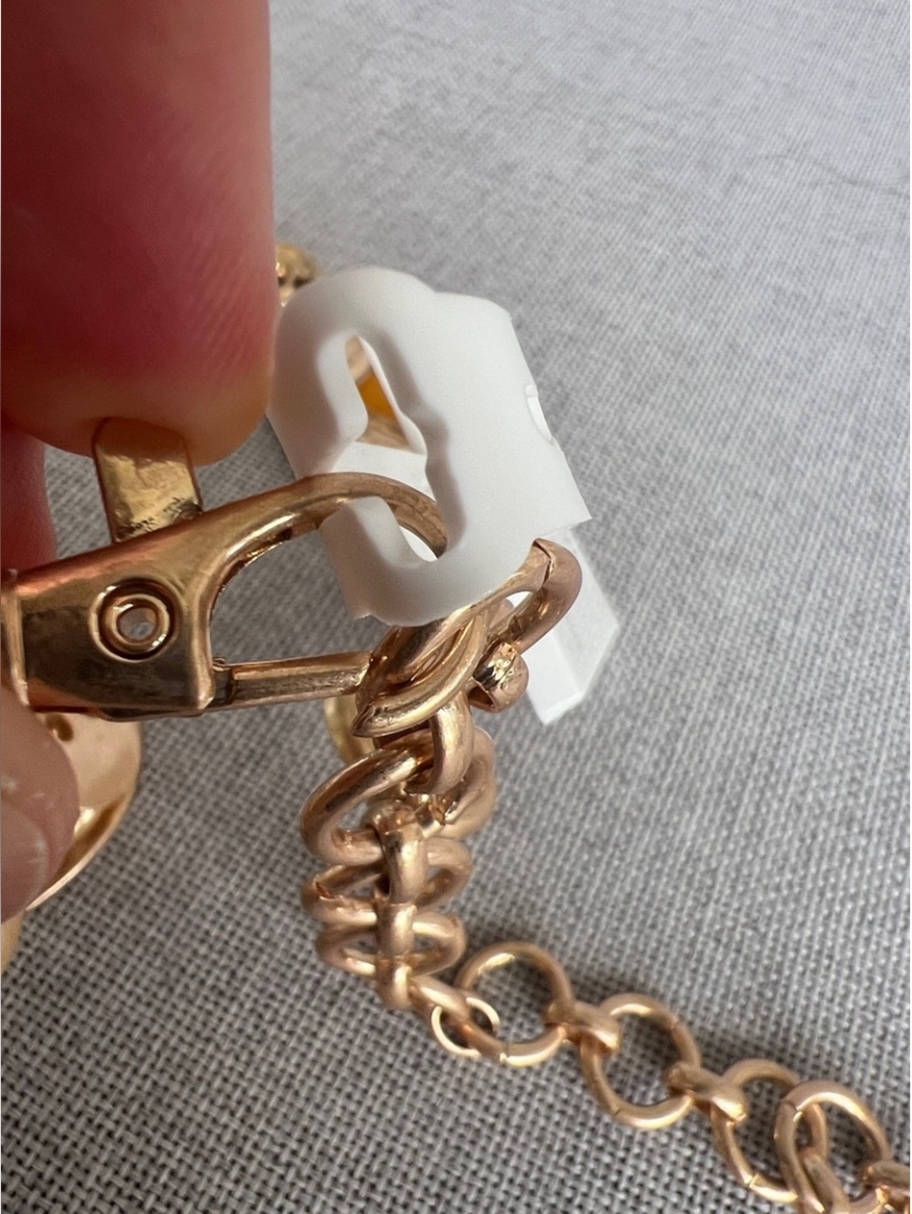 House of Harlow 1960 metal belt gold multicolor enamel NWT One size - Picture 14 of 14